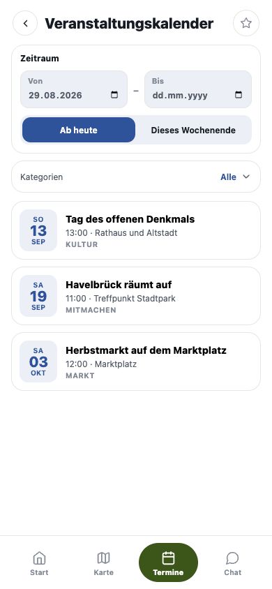 Veranstaltungen